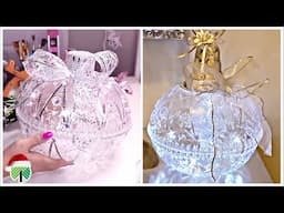 $2.50 DOLLAR TREE DIY GIANT GLAM LIGHTED CHRISTMAS ORNAMENTS