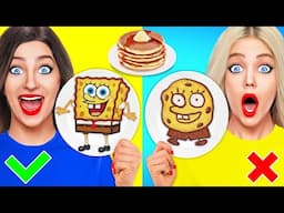 Pancake Art Challenge | Edible Battle by Multi DO Fun Challenge