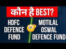 Best Defence Mutual Fund 2025 | HDFC vs Motilal Oswal Nifty India Defence Index Fund!