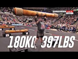 Brutal Log Lift Ladder Can't Be Finished! | Britain's Strongest Man 2018