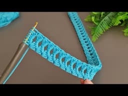 Amazing!..  😇 Very easy.. Tunisian crochet bag handle model explanation.