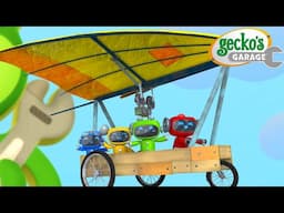 Flying Mechanicals Mayhem! | Gecko's Garage | Cars & Truck Videos for Kids