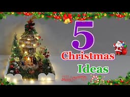 5 Affordable Christmas Nativity Scene idea from different material | DIY Christmas craft idea🎄482