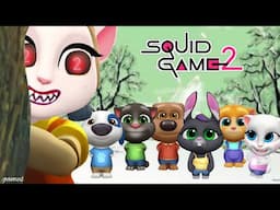 SQUID GAME SEASON 2 - GOODBYE SQUID DOLL - AMONG US - My Talking Tom Friends - Talking Tom Gold Run