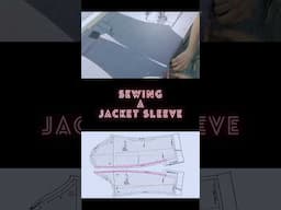 Sewing a Jacket Sleeve #pdfsewingpattern  #sewingtips #sewingtutorial