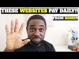 5 WEBSITES THAT PAY YOU MONEY DAILY!! (Make Money Online in Nigeria 2024!!)