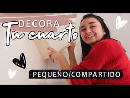 Como decorar tu cuarto pequeño o compartido! - Sophie Giraldo