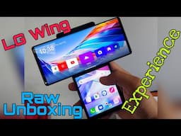 LG Wing Raw Unboxing Experience | Swivel Magic | 2021