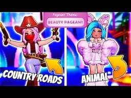 WE CHOSE OUR OWN PAGEANT THEME IN ROYALE HIGH IN ROBLOX!