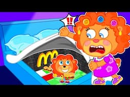 Lion Family | Built a SECRET McDonald's in the Room😝 Funny Stories for Kids | Cartoon for Kids