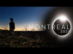 I flew back to Montreal for the Total Solar Eclipse