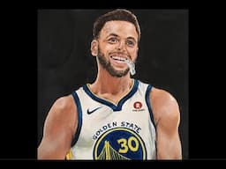 Painting Steph Curry- TIMELAPSE