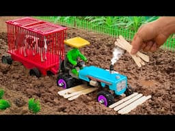 Top most creative diy tractor repair roads for vehicle traffic | Rescue Heavy Tractor Stuck in Mud