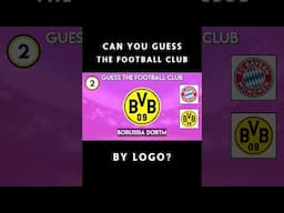 Guess the football clubs logos by shapes in 5 seconds