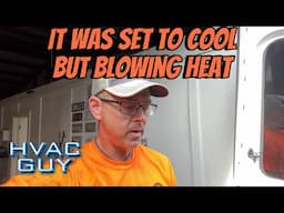 It Really Was Blowing Hot Air in Cool! #hvacguy #hvaclife #hvactrainingvideos