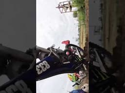 BIG crash off the gate 😳 #sorrybro #fooligan #shorts #reels #fail #crash #comedy #motocross