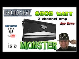 6000 watt Budget Lanzar amp dyno review vct-2610 2 channel car audio amplifier