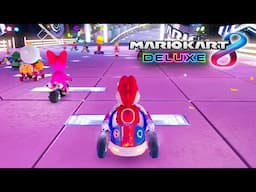 MARIO KART 8 DELUXE - Red Yoshi - NintendoSwitch Multiplayer Gameplay