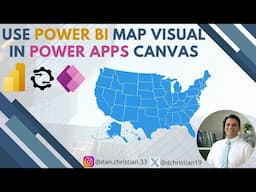 Use Power BI Map Visual in Power Apps Canvas