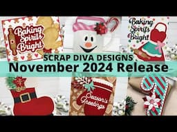 Scrap Diva Designs November 2024 Release - Christmas and Winter