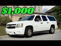 Fixing the $1,000 Chevy Suburban. This was so much work!!!