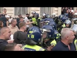 Raw footage: Clashes erupt in London after ‘Enough is Enough’ protest spirals out of control