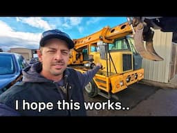 I bought a 50,000 pound excavator on eBay and try to drive it home