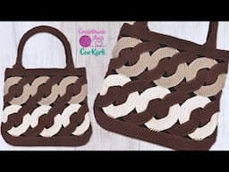 Bolso tejido a crochet - 👜 Modelo “Ruli” 👝- TUTORIAL PASO A PASO