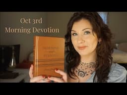 [Christian ASMR] Oct 3 AM * Soft Spoken Devotion by Charles Spurgeon * Bible Study Reading