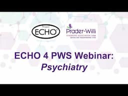 ECHO 4 PWS: Psychiatry with Dr. Deepan Singh