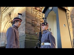 Edinburgh Castle Guards Crown Square