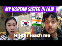 Cute korean girl speaking Hindi first time | my korean family | subtlecrazy korea