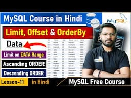 MySQL Part-11 | MSySQL Tutorial | MySQL Tutorial for Beginners | Limit & Orderby