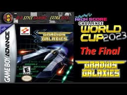 Tubers High Score Challenge World Cup 2023 Final Gradius Galaxies GBA