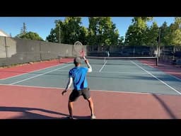 Point Play: A different racquet everyday but at least it got better