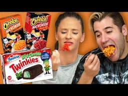 Trying CHEETOS Mac & Cheese & Mint Chocolate TWINKIES (What's In Store Ep. 8)