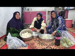 Preparation of Local Pickles with Authentic Flavor by the Two Sisters Farideh and Friba