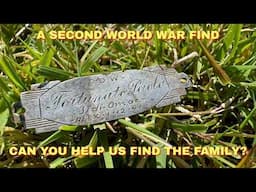 A Mysterious Silver Prisoner of War Tag from WW2 - Who Was Fortunato Paolo? Can You Help Us!