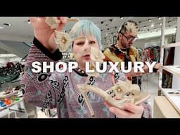 LUXURY SHOPPING VLOG  at NEIMAN MARCUS ft. Schiaparelli, Chanel, Saint Laurent, AlaÏa..