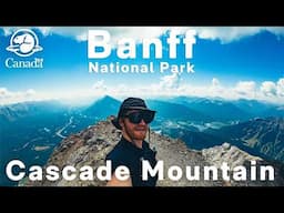 Quick Watch: 1500 Meters UP in 10k - Running Cascade Mountain In Banff!