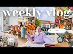 cozy fall days, barnes and noble trip and haul, + new favorite book! | WEEKLY VLOG