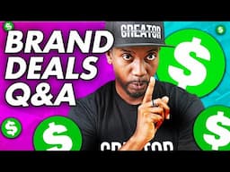 YouTube Brand Deals, UGC and Sponsorship Q&A