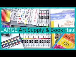 LARGE Art Supply & Book Haul!