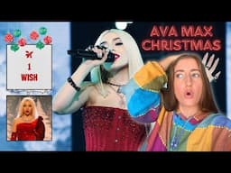 Ava Max 1 WISH & CHRISTMAS WITHOUT YOU Reaction🎉 #avamax #christmaswithoutyou #1wish #avamaxsongs