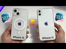 iPhone 13 vs iPhone 11 iOS 18.1.1 Full Comparison