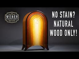 Building the Rainbow Cabinet with only NATURAL wood colors