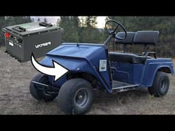 Upgrading An Old Golf Cart With A New 36V Vatrer LiFeP04 Battery Pack