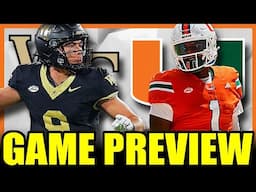 Miami vs Wake Forest - GAME PREVIEW