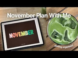 November 2024 Plan With Me 🍂☁️🍵