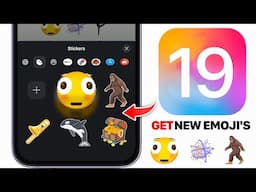 Enable (NEW iOS 19) Emoji’s on ANY iPhone Right NOW!